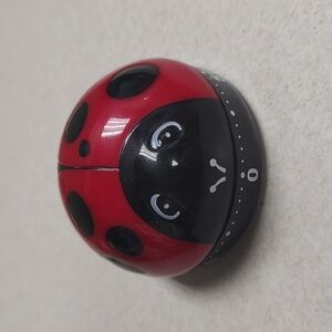 Lady Bug timer Black and Red 60 Minutes